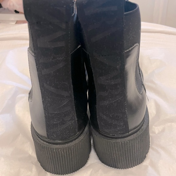 Zara Chunky Leather Boots - Picture 2 of 6